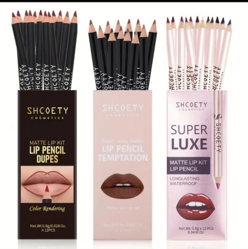 SHCOETY Matte Lip Pencil Set 36 Pencils Altogether